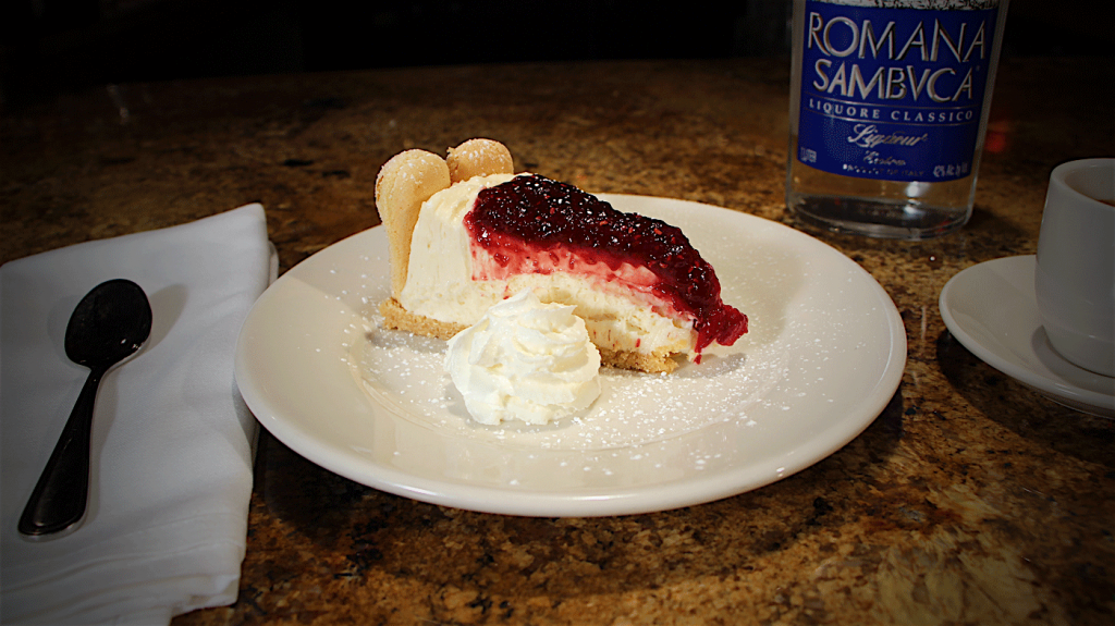 Piccolo's Raspberry Cheesecake